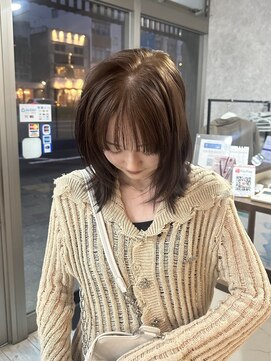 ミニム ヘアー(minim hair) 【minim×miku】ブリーチなしベージュ