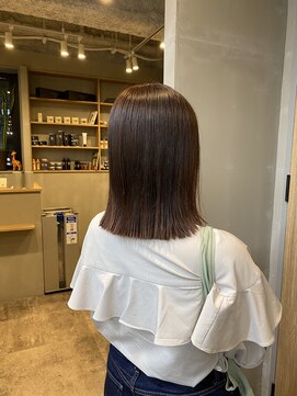 フレーム なんば店(FRAME) ▽切りっぱなしボブ