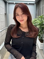 ラレイ(Lalei) 【白岩】レイヤーカット/ピンクブラウン/暖色カラー