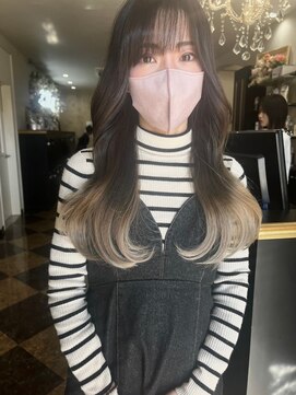 ドクターズサロン レラパール 【白髪ぼかし】グラデーションカラー/裾カラー/毛先カラー