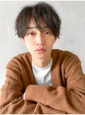 ◎サーフカールスパイキーショートブルーブラックフェザーパーマ