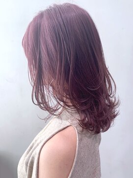 シオン(shion) 顔周りレイヤー韓国ヘア美髪ロング_ba324163