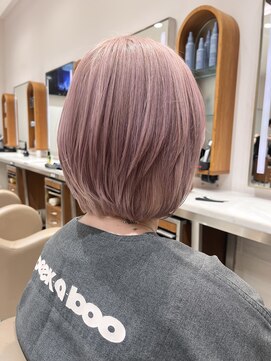 ピークアブー アヴェダ ギンザシックス(PEEK-A-BOO AVEDA GINZASIX) くすみピンク パープル ハイトーン ミルクティーベージュ