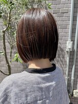 ルミ ツー 横浜駅店(Lumi 2)&nbsp;透明感ツヤ髪暗めカラー/小顔切りっぱなしボブ/Lumi2横浜