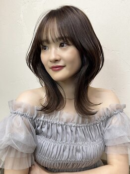 ヘアリゾート粋 ウナム 新宿東口店(enam)の写真/あなたの顔立ちや雰囲気にぴったり合った似合わせカットをご提供◎自分だけのスタイルで毎日をもっと素敵に