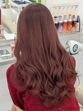 エニフォーイーストハム(Eni for eastham) 透明感ローズブラウン/レイヤーカット