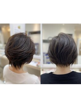 髪のツヤ感UPで上品な大人スタイルに◎ライフスタイルに合わせたご提案【橋本/髪質改善】