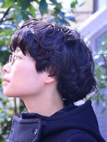 ロムサンク(L'HOMME CINQ)&nbsp;ショートヘア×ナチュラルパーマ