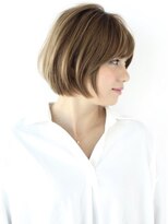 ビューブルー 亀戸錦糸町(VIEW BLUE)&nbsp;【ショートボブ】黒髪カタログ/オリーブグレー/小顔に見せるヘア