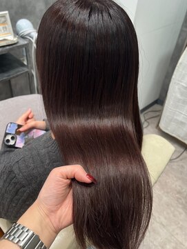 クラゲヘアー/小顔に見せるヘア/ココアベージュ/津田沼