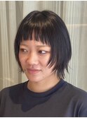 ボブ×レイヤーで個性的に◎