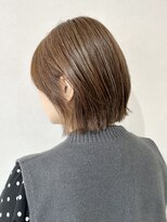 エンクス 天王町店(enx)&nbsp;着物ヘア/ダークアッシュ/ミディアムレイヤーカット/天王町AI108