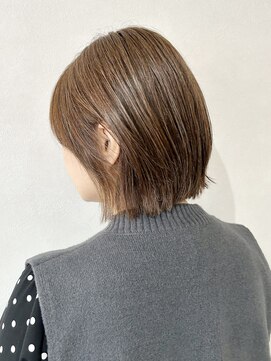 エンクス 天王町店(enx) 着物ヘア/ダークアッシュ/ミディアムレイヤーカット/天王町AI108