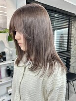 キラ 静岡(KILLA) ブリーチダブルカラー/ココアグレージュ/低めレイヤー/静岡