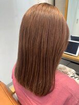 ユニ バイ マグ 長野店(Uni.by Mag)&nbsp;透明感◎ブリーチダブルカラーミルクティーベージュ