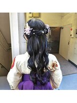 コロ(COLO)&nbsp;ワンホンレイヤー/ミルクティーブロンド/ダークブルー/吉祥寺