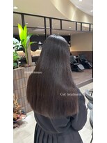 ヘアーザラブズラフズ オーガニカ 北九州(HAIR THE LOVES LAUGHS ORGANICA) 髪質改善Aujua トリートメントで艶々に