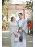 【カップルプラン】女性用着物レンタル＋男性用着物レンタル　￥6600～