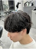 シャドウパーマサーフカールフェザーパーマ縦落ちパーマ
