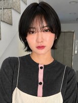 トリッカ シブヤ(TRICCA SHIBUYA)&nbsp;ショートボブ/丸みショート/黒髪カラー/ナチュラルショート