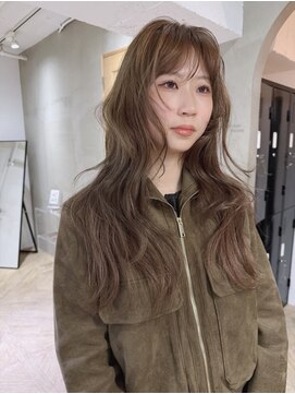 ローレンアオ(LOREN AO) ハッシュカット/グレージュ/デザインカラー/矢場町