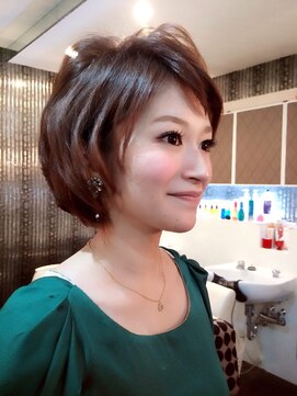 アビアンドアッシュ(Abi&Ass) ふんわりショートボブ＆まつ毛パーマ