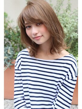 ロエナ(ROENA) 20代30代40代50代小顔カット黒髪ワンレンボブルフネビージュ前髪