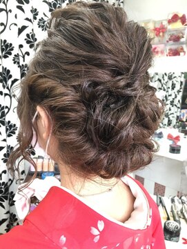 ハナココ 水戸店(hana Coco) 袴着付けゆるふわアップ 卒業式 着物 二次会 ドレス 水戸