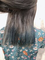 サロンドミルク 原宿(salon de MiLK)&nbsp;インナーアクセントカラーブルー