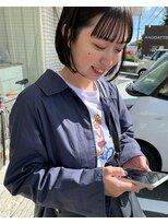ヘアメイク ミッカ(HAIR MAKE MICCA)&nbsp;パツっとボブ◎杉浦 恵