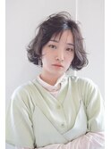 大人可愛い20代30代40代◎似合わせカットイメチェン流しバング