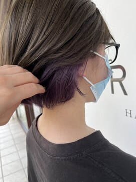 ブランシェ 名鉄小幡駅前店 バイオレットインナーカラー