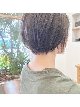 リールヘア 千早店(rire hair) ショートヘア×カーキ