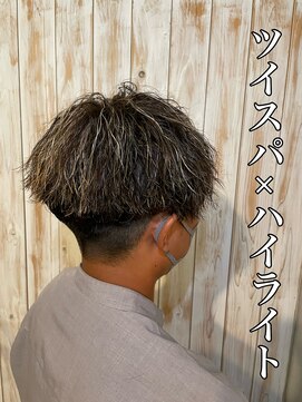 ルシード スタイル オルガ(LUCIDO STYLE Orga) 20代30代メンズスパイラルパーマワイルドオシャレ感アッシュ