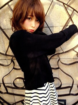 トゥーリ 藤崎店(tuuli) tuuli☆30代40代ペールベージュ切りっぱなしボブ　44