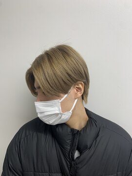 フォンド 津田沼(fond.) 韓国風刈り上げなしセンターパート