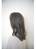 グレージュ、ラベンダーアッシュ○ふんわりカール 小顔
