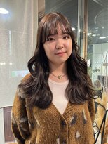 ヘアーアンドメイク ビス(HAIR&MAKE bis)&nbsp;透明感ブリーチなしグレージュカラー☆【多田　華歌】