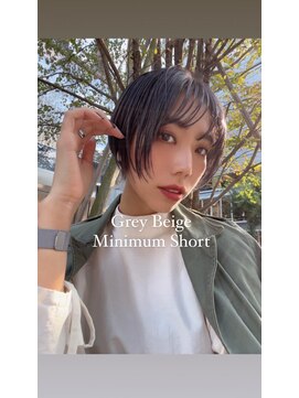 マージュ ギンザ(marju GINZA) 大人可愛いミルクティーグレージュミニマムショート