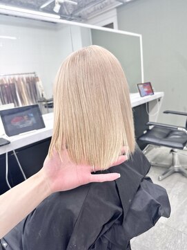 グロウ 渋谷(grow) ベージュブロンド！