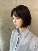 韓国ボブ/タッセルカット/タンバルモリ/切りっぱなしボブ