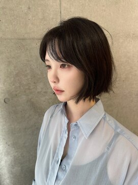 ナループロア ルームー(Nalu pu loa ROOMOO) 韓国ボブ/タッセルカット/タンバルモリ/切りっぱなしボブ