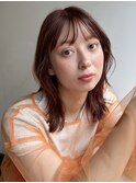 くびれヘア 長めボブ 結べるボブ ナチュラルボブ