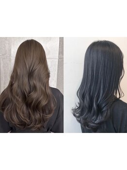 立体感ハイライト/艶感UPカラーもOK！オシャレを楽しめる幅広いグレイカラーで理想の髪色を叶えます♪