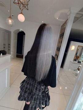 ルクール ヘアー プレジー(Le Coeur HAIR Plaisir) シルバー×ブラック ツートンカラー