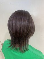 アズールサン 草加西口店(azule-sun)&nbsp;艶髪　ウルフ　パープルベージュ