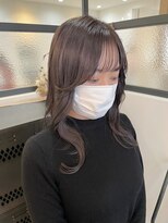 カノンヘアー(Kanon hair)&nbsp;バイオレットブラウン/顔まわりレイヤー/ニュアンスカラー/