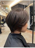 大人可愛いひし形ボブ