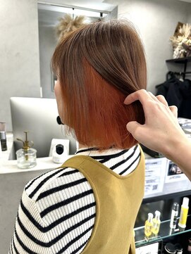 シャムオーツー 国分寺(CHAM:O2) インナーカラー/オレンジ/イルミナカラー/ベージュ