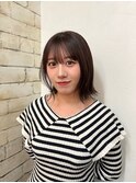 結べる長さの大人ボブ
